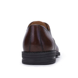 Genuine leather casual men's block Oxford shoes