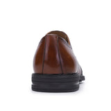 Genuine leather casual men's block Oxford shoes